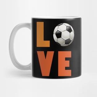 Girls soccer love t shirt for women teens tweens Mug